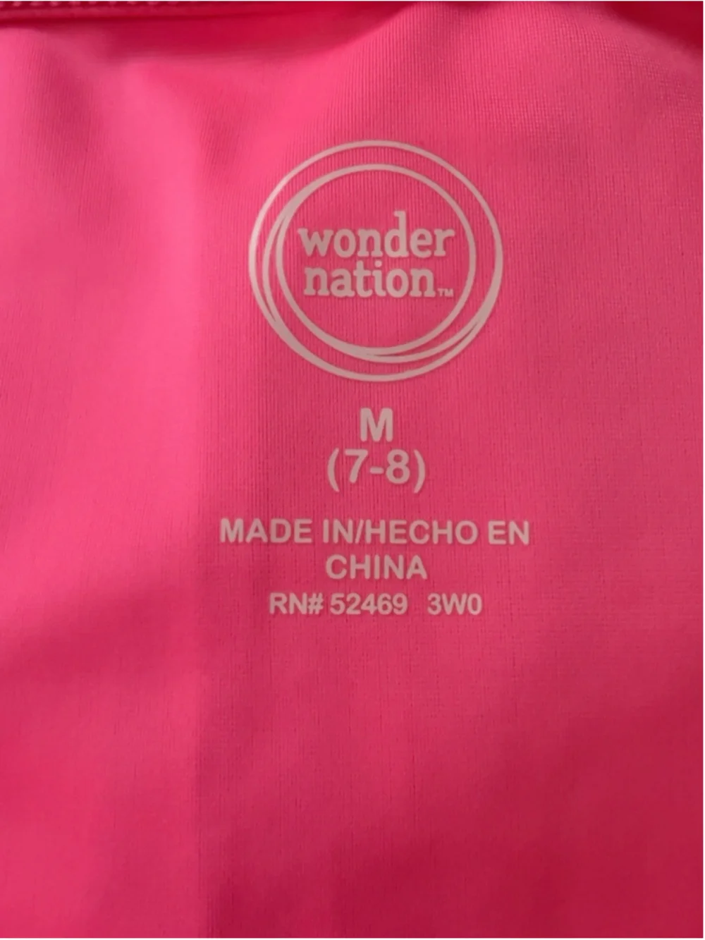 Wonder Nation Girls Sequin Mermaid Tail Costume Skirt Pink M 7–8